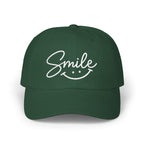 'Smile' Embroidered  Cap |  Baseball Hat