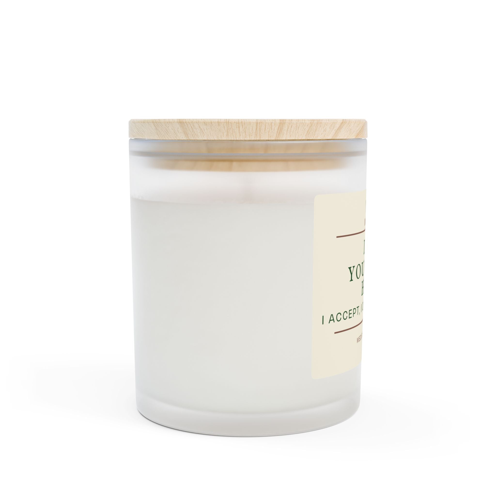 🕯️ Personalized “I AM” Meditation Candle – Manifest Your Intention Through Light & Scent