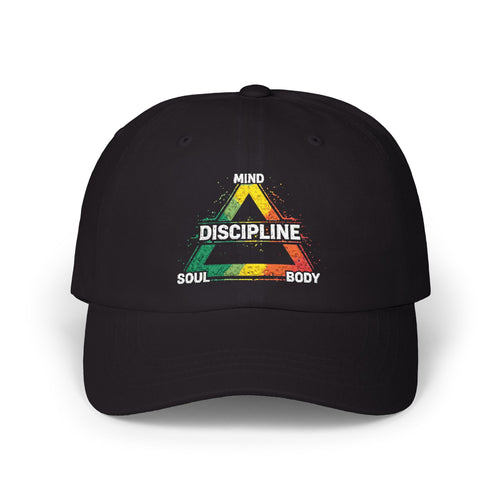 Cap for all seasons— Triangle Discipline: Mind, Soul & Body Fitness Hat