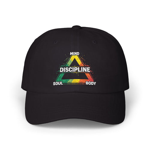Cap for all seasons— Triangle Discipline: Mind, Soul & Body Fitness Hat
