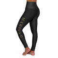 Copy of High-Waisted Yoga Leggings — Subtle Gold Star Accent