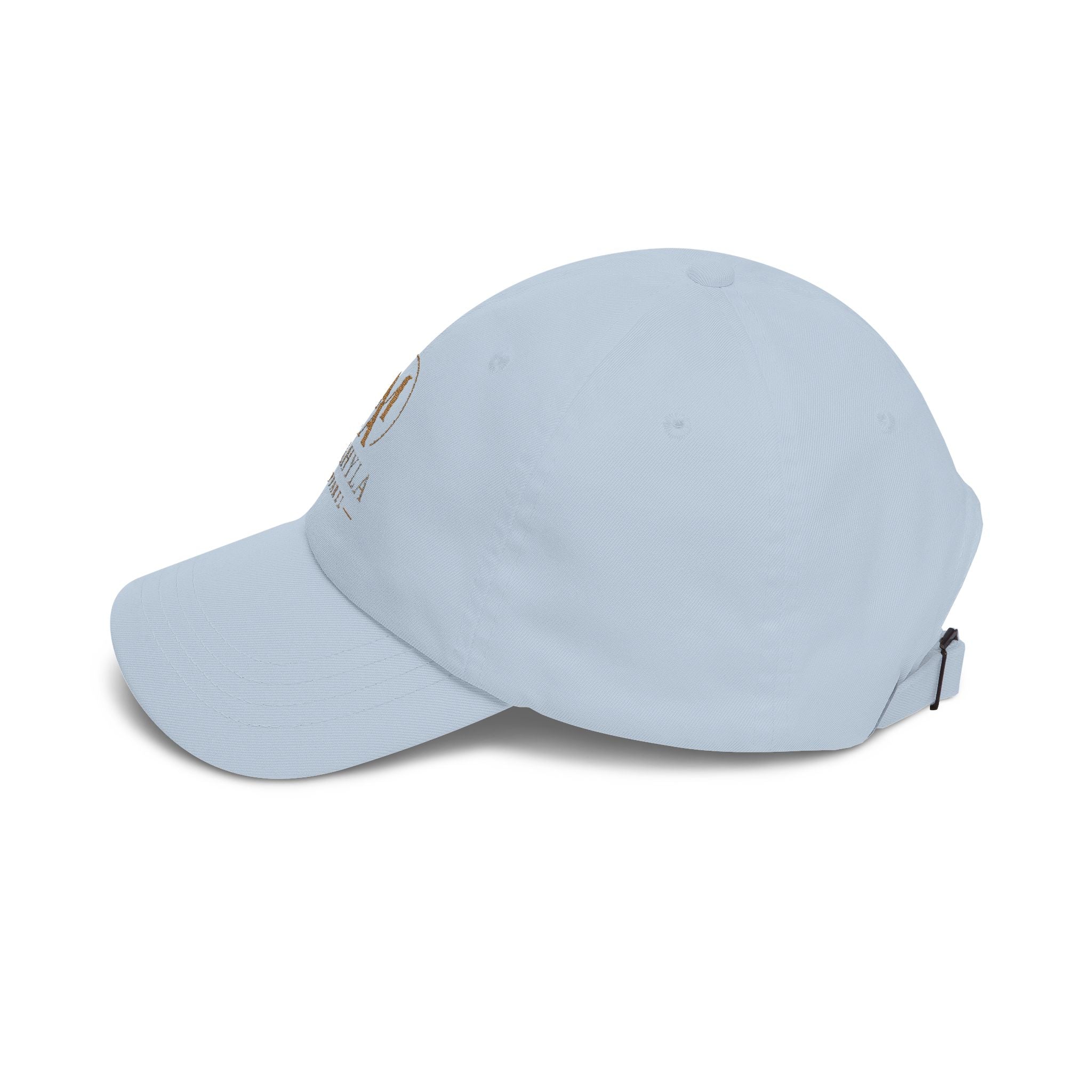 Gold Monogram Logo Classic Dad Cap | Embroidered Initials Baseball Hat