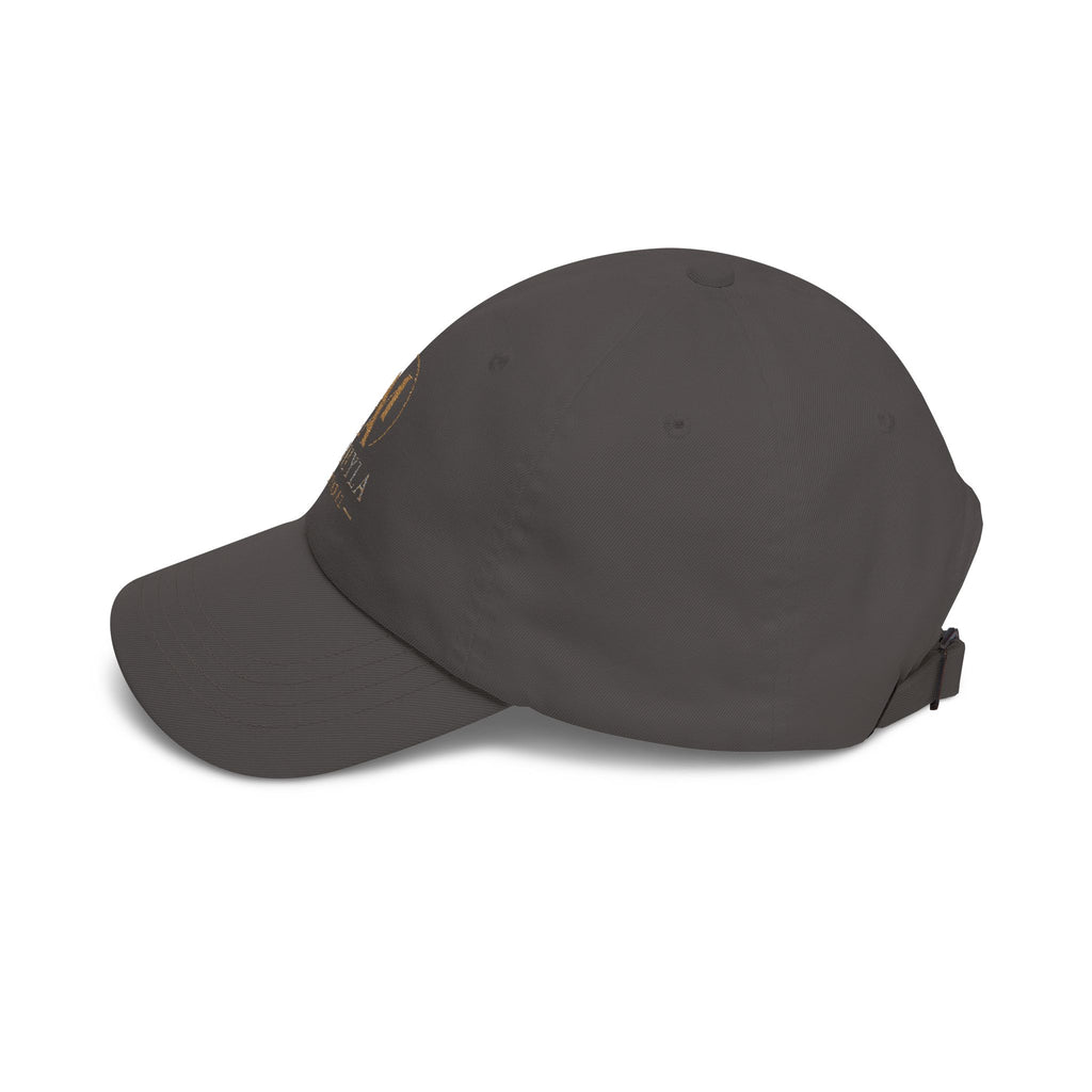 Gold Monogram Logo Classic Dad Cap | Embroidered Initials Baseball Hat