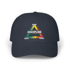 Cap for all seasons— Triangle Discipline: Mind, Soul & Body Fitness Hat