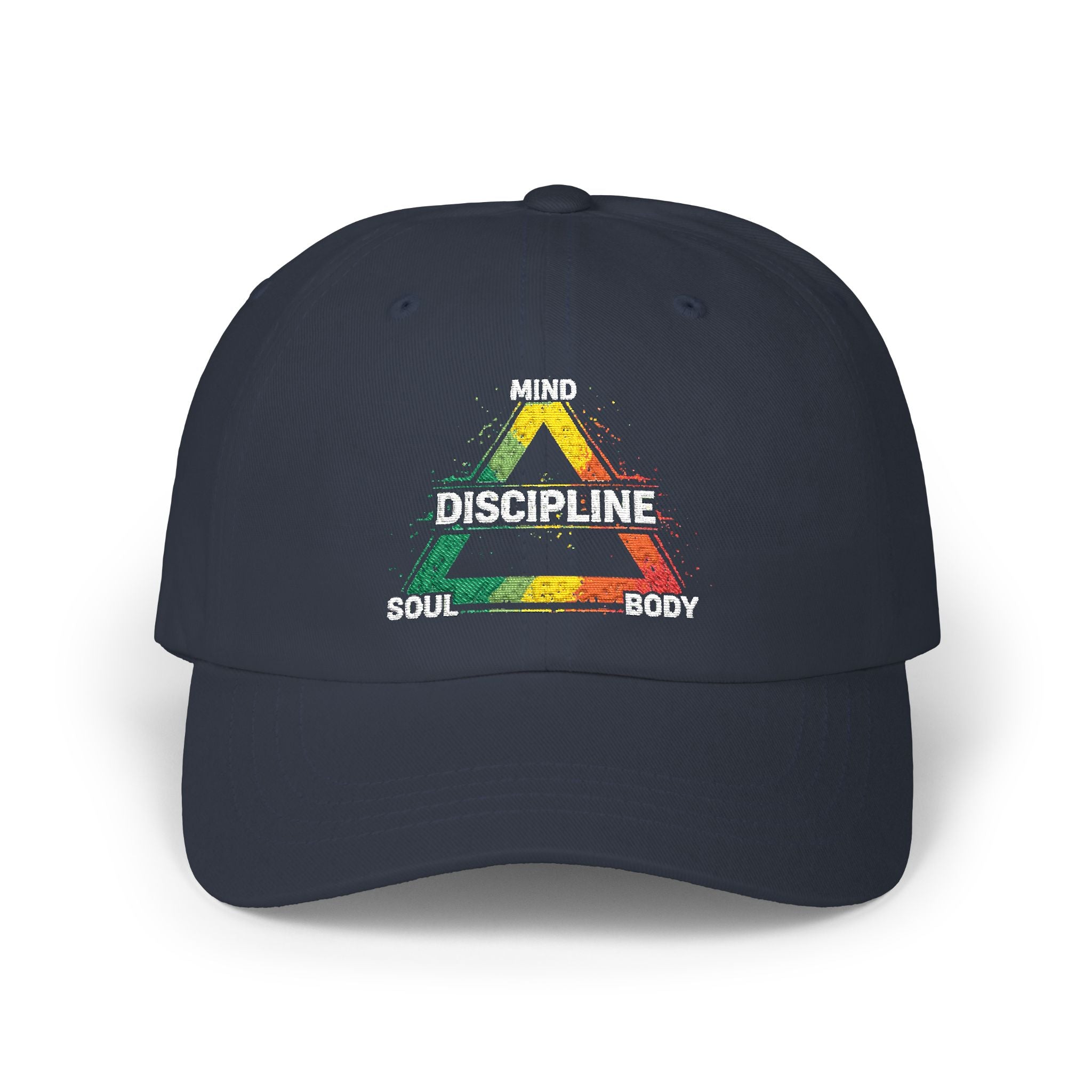 Cap for all seasons— Triangle Discipline: Mind, Soul & Body Fitness Hat