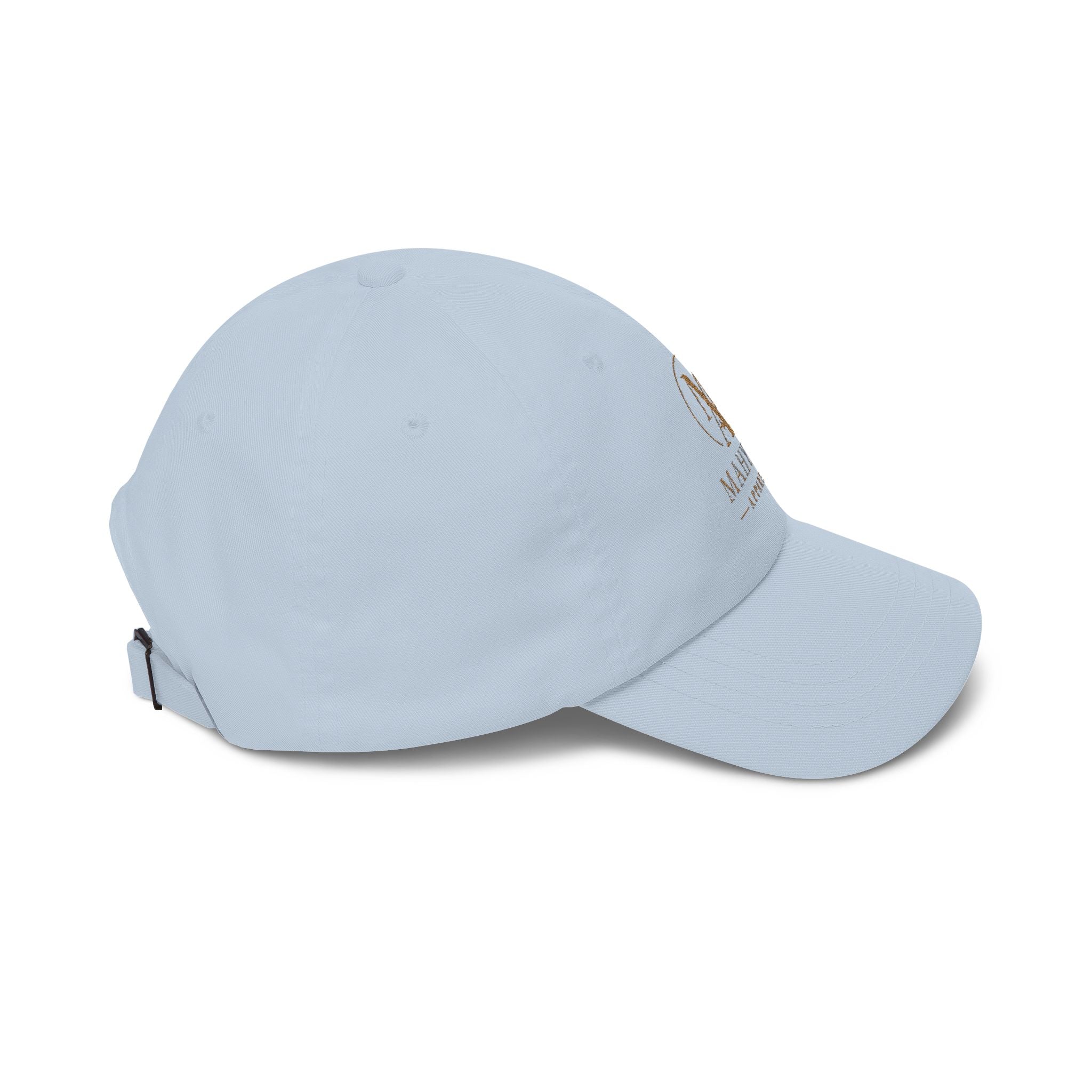 Gold Monogram Logo Classic Dad Cap | Embroidered Initials Baseball Hat