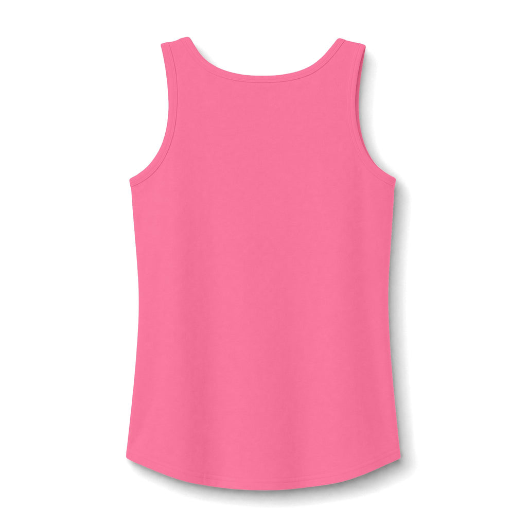 Smile script with smiley face Tank Top | pastel blue hand-lettered design