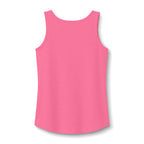 Smile script with smiley face Tank Top | pastel blue hand-lettered design