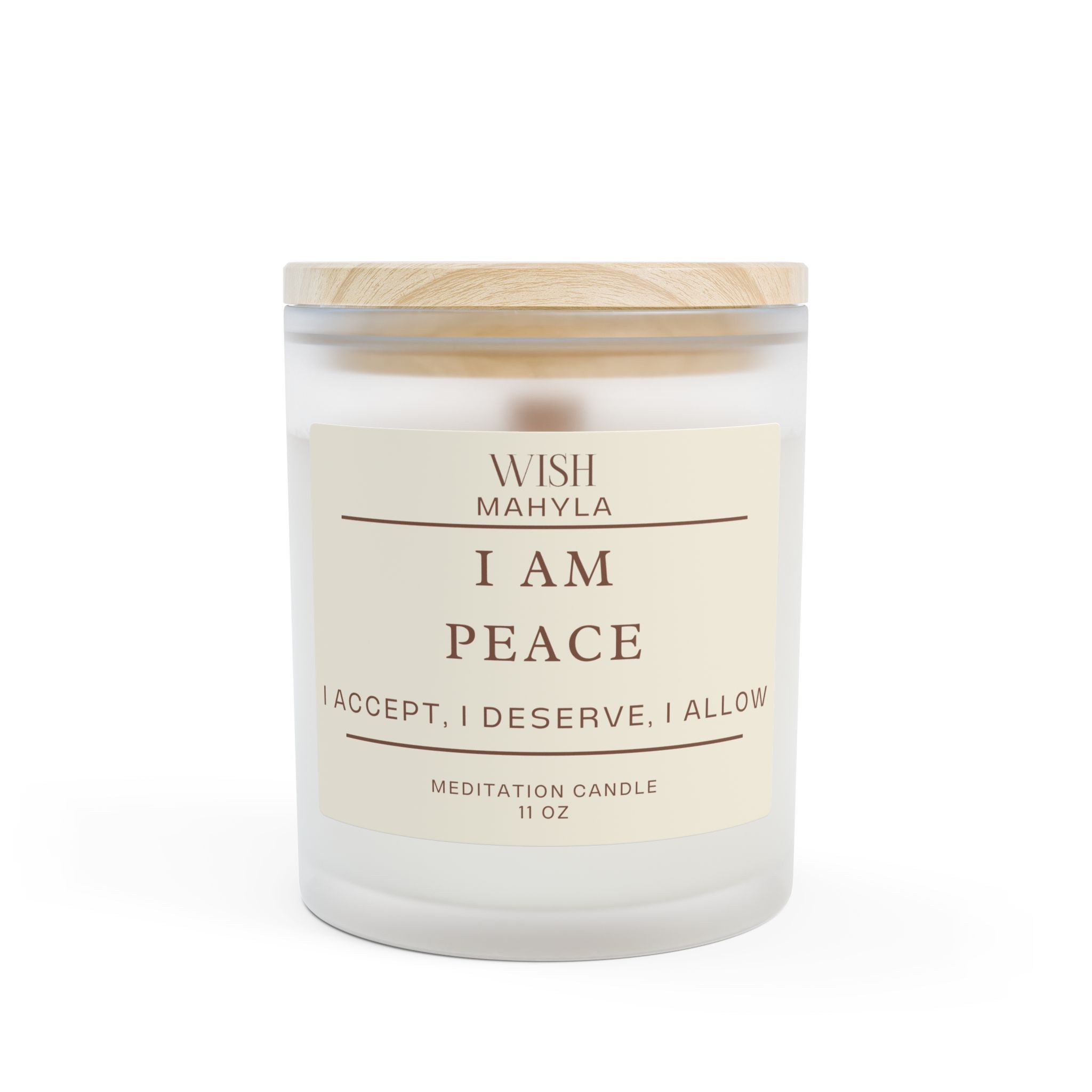 “I AM LOVE” Meditation Candle – Manifest Your Intention Through Light & Scent