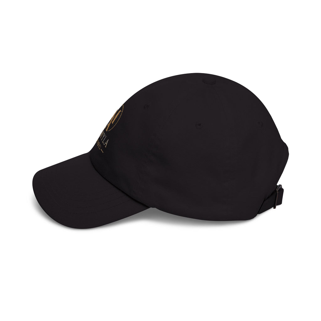 Gold Monogram Logo Classic Dad Cap | Embroidered Initials Baseball Hat