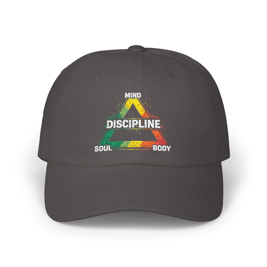 Cap for all seasons— Triangle Discipline: Mind, Soul & Body Fitness Hat