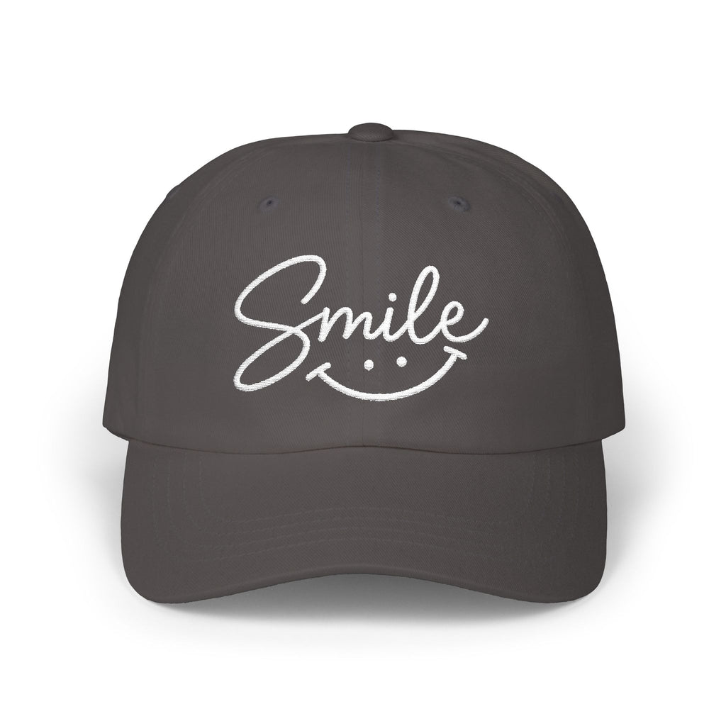 'Smile' Embroidered  Cap |  Baseball Hat