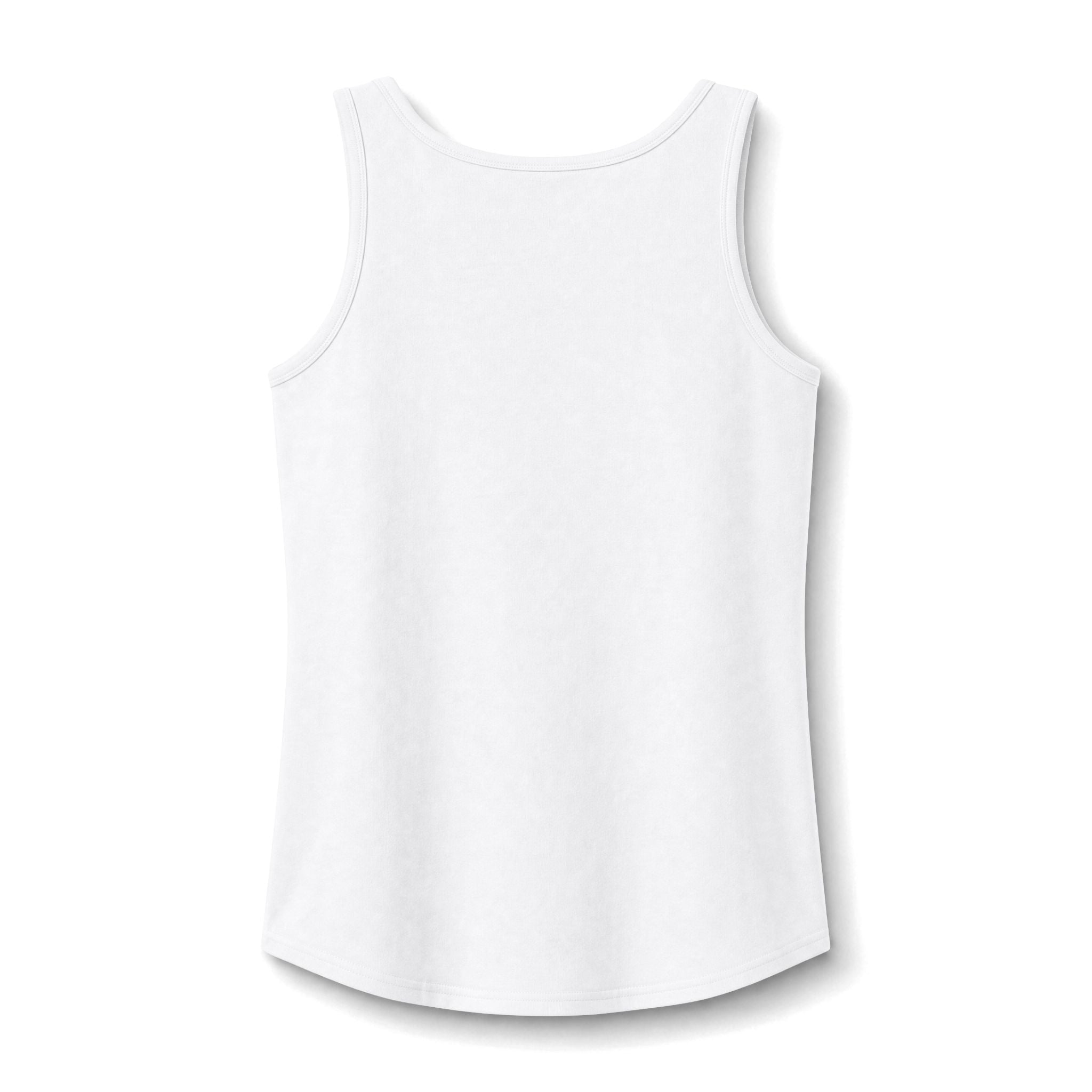 Smile script with smiley face Tank Top | pastel blue hand-lettered design