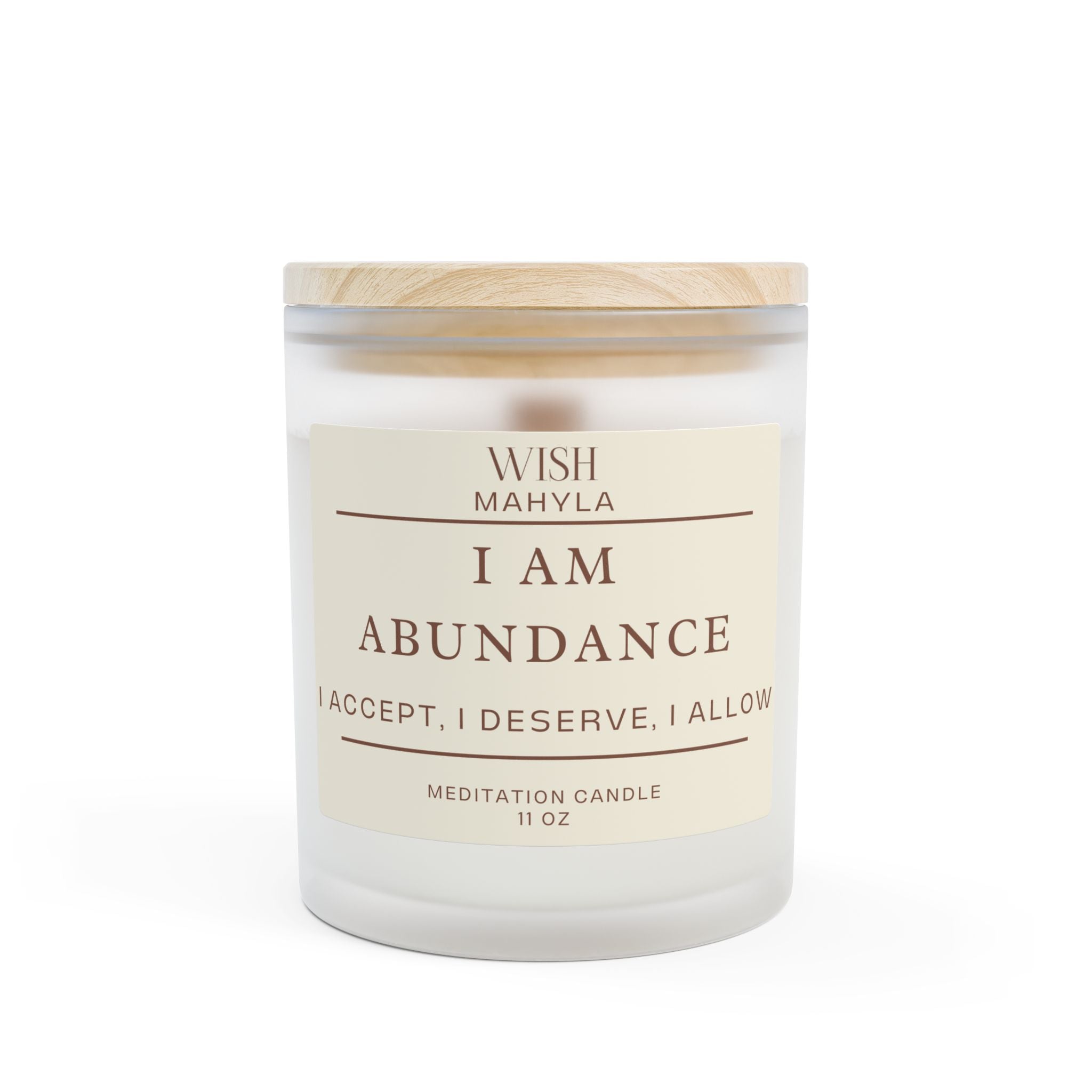 “I AM LOVE” Meditation Candle – Manifest Your Intention Through Light & Scent