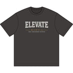 Elevate Mahyla typography T-Shirt | motivational chest logo