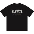 Elevate Mahyla typography T-Shirt | motivational chest logo