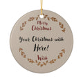 Personalized Christmas Wish Ornament