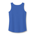 Smile script with smiley face Tank Top | pastel blue hand-lettered design
