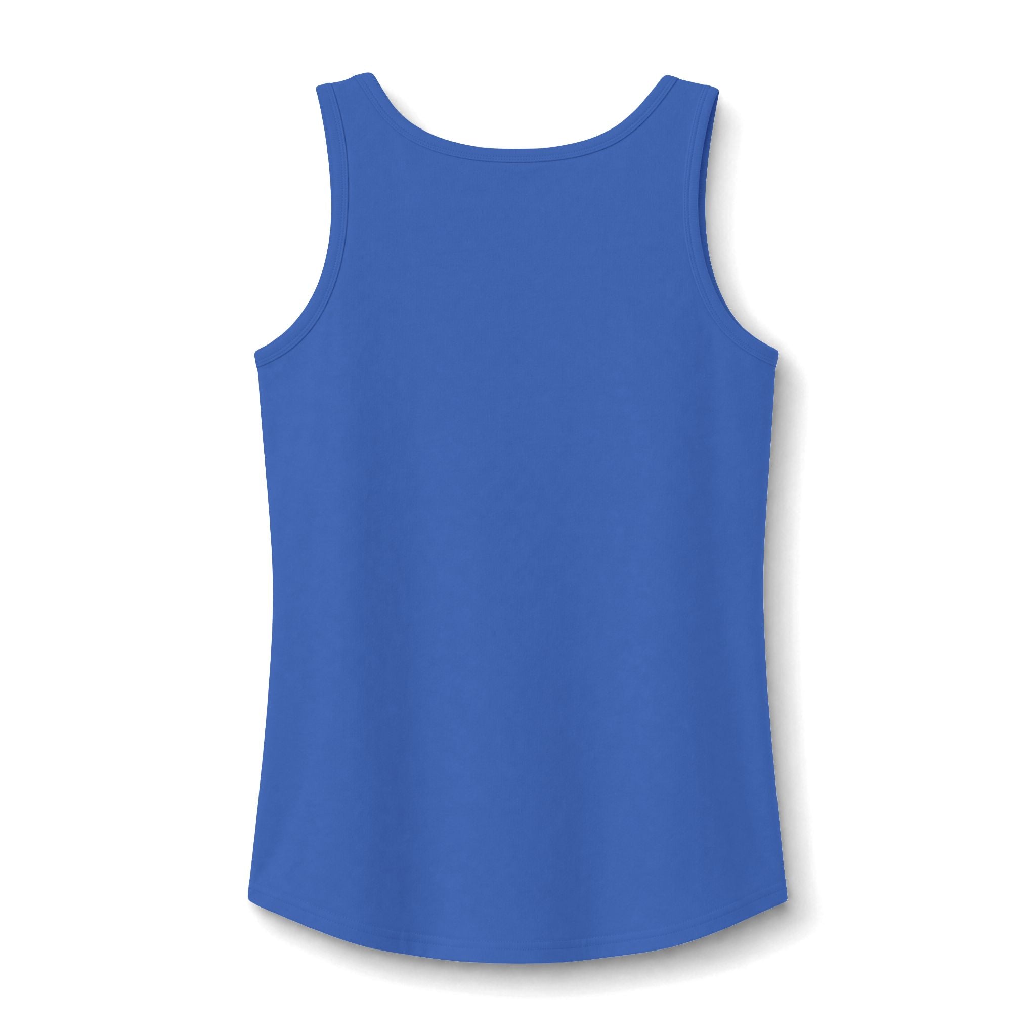 Smile script with smiley face Tank Top | pastel blue hand-lettered design