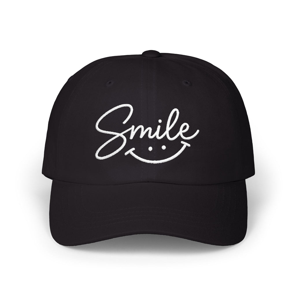 'Smile' Embroidered  Cap |  Baseball Hat
