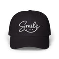 'Smile' Embroidered  Cap |  Baseball Hat