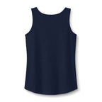 Smile script with smiley face Tank Top | pastel blue hand-lettered design