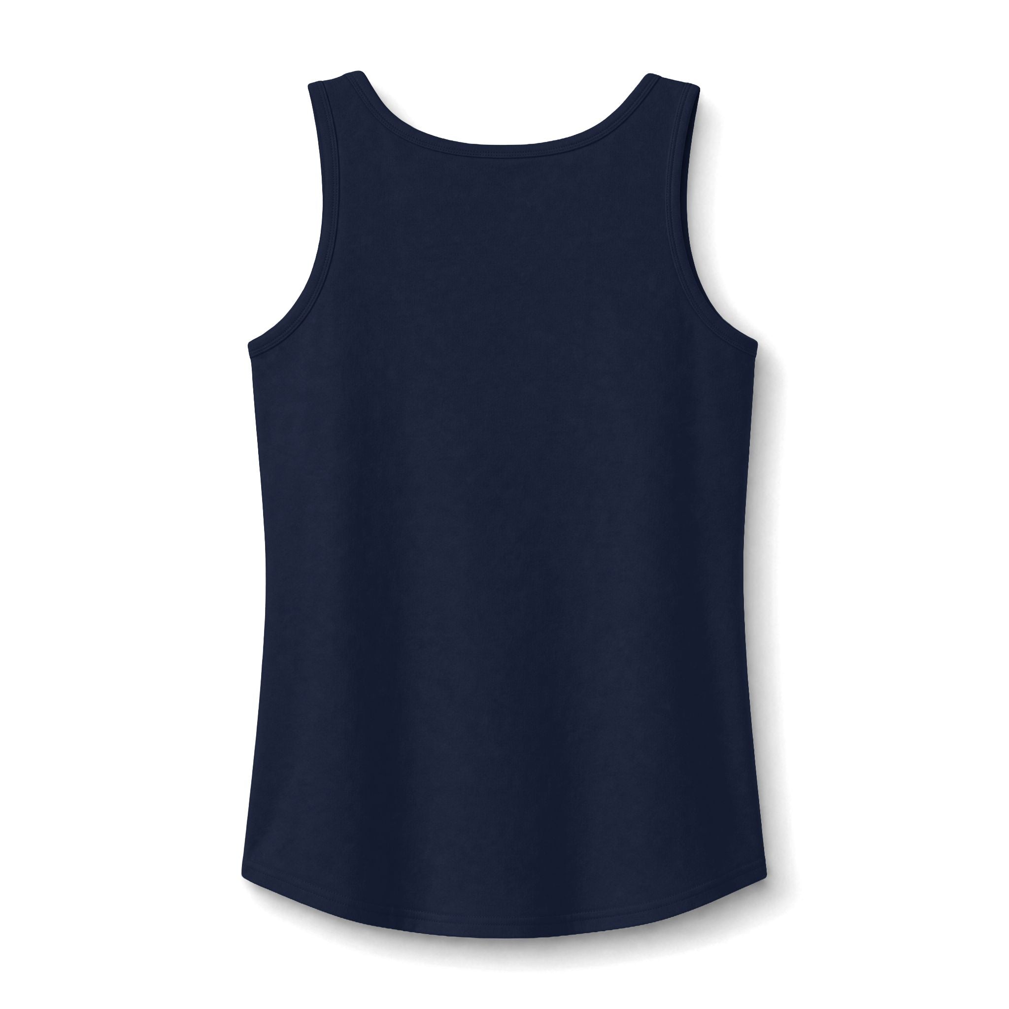 Smile script with smiley face Tank Top | pastel blue hand-lettered design
