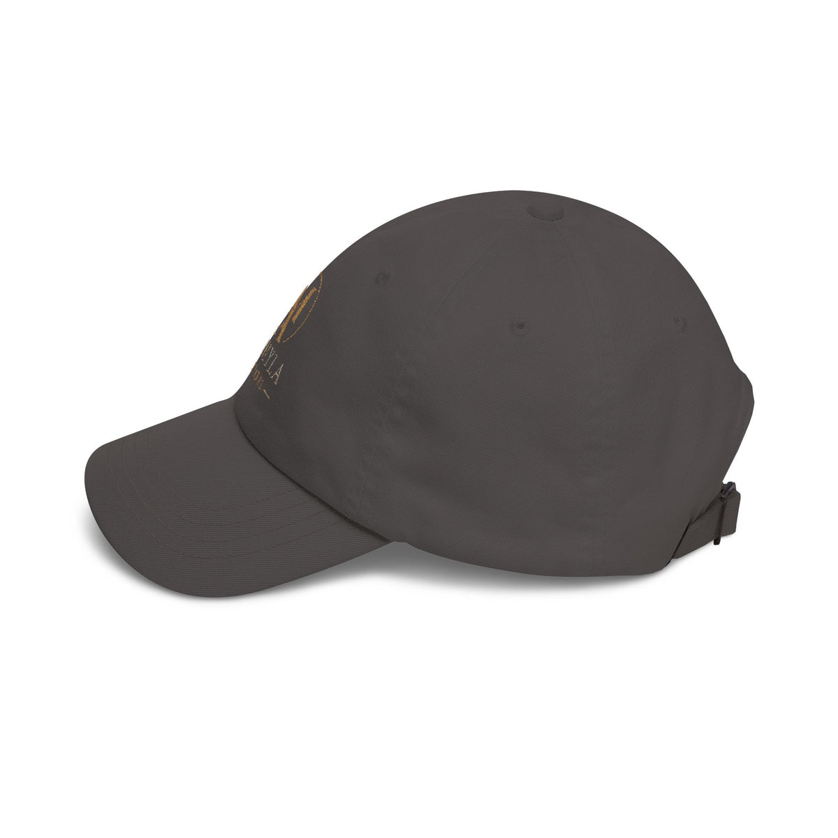 MAHYLA | Gold Monogram Logo Classic Dad Cap – Embroidered Initials Baseball Hat