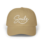 'Smile' Embroidered  Cap |  Baseball Hat