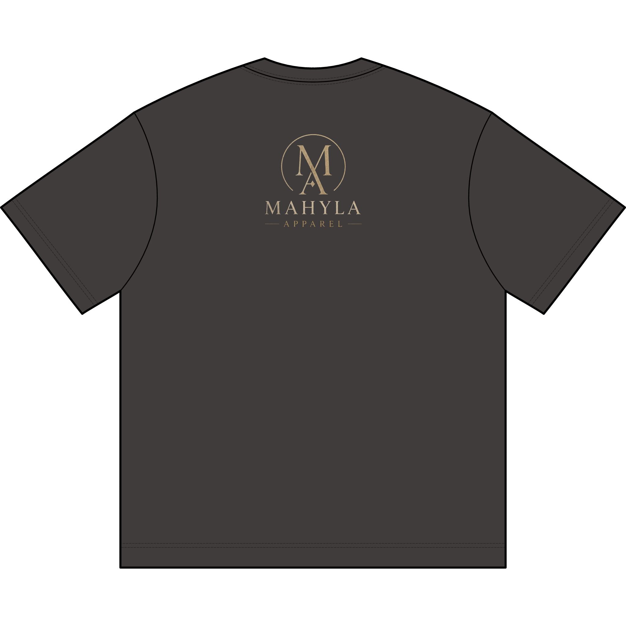Elevate Mahyla typography T-Shirt | motivational chest logo