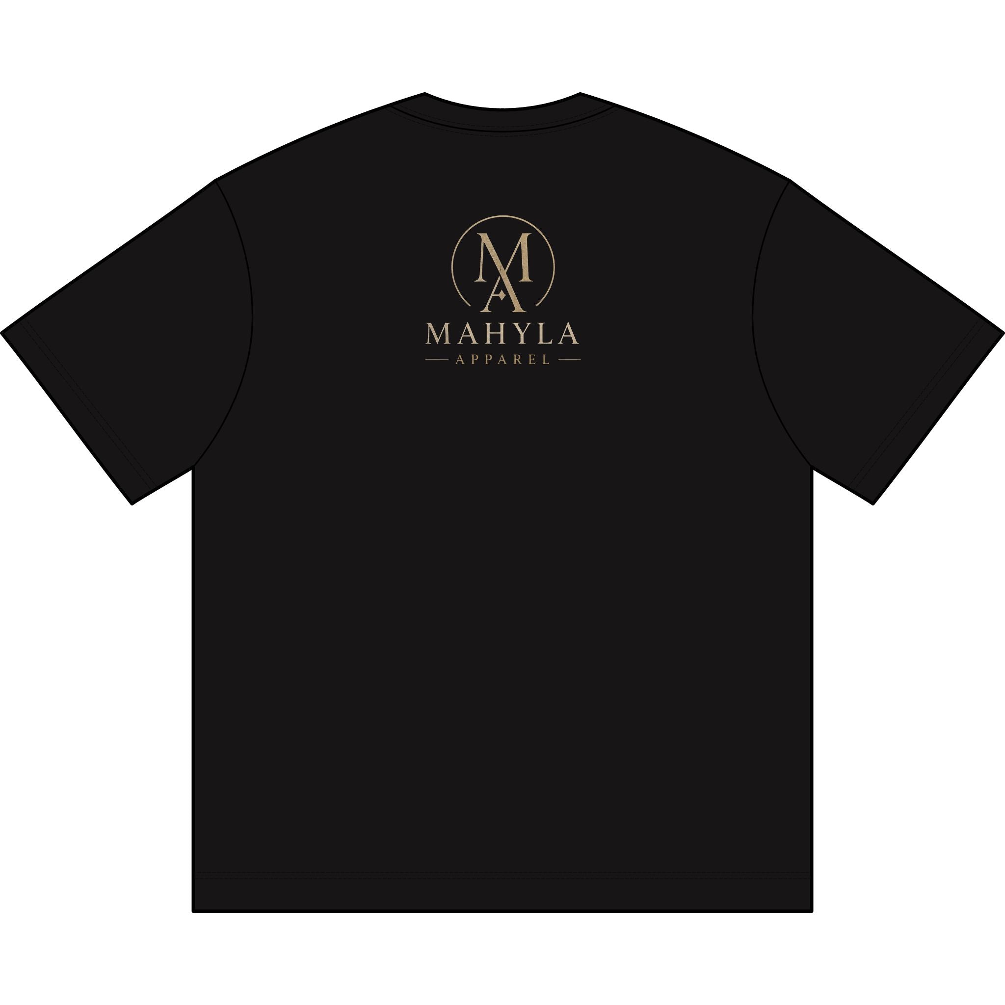 Elevate Mahyla typography T-Shirt | motivational chest logo