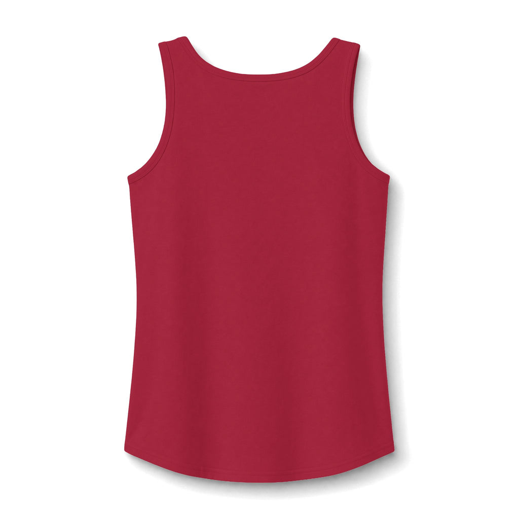 Smile script with smiley face Tank Top | pastel blue hand-lettered design