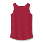 Smile script with smiley face Tank Top | pastel blue hand-lettered design