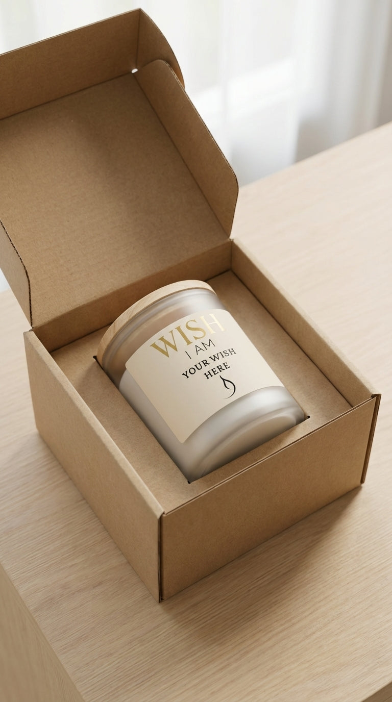 Personalized “I AM” Meditation Candle Style 2– Manifest Your Intention Through Light & Scent