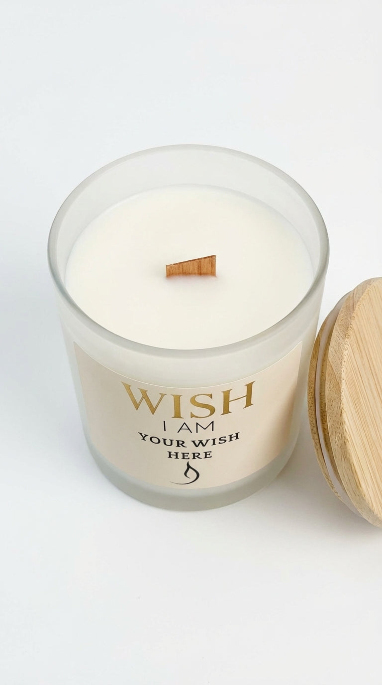 Personalized “I AM” Meditation Candle Style 2– Manifest Your Intention Through Light & Scent