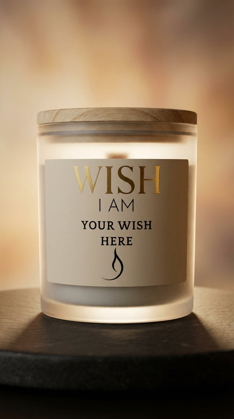 Personalized “I AM” Meditation Candle Style 2– Manifest Your Intention Through Light & Scent